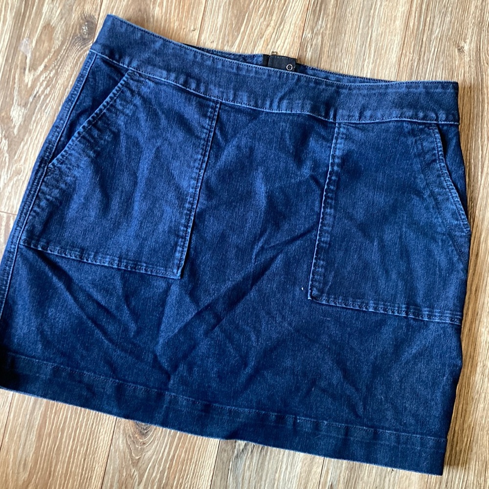 Loft dark denim skirt size 14